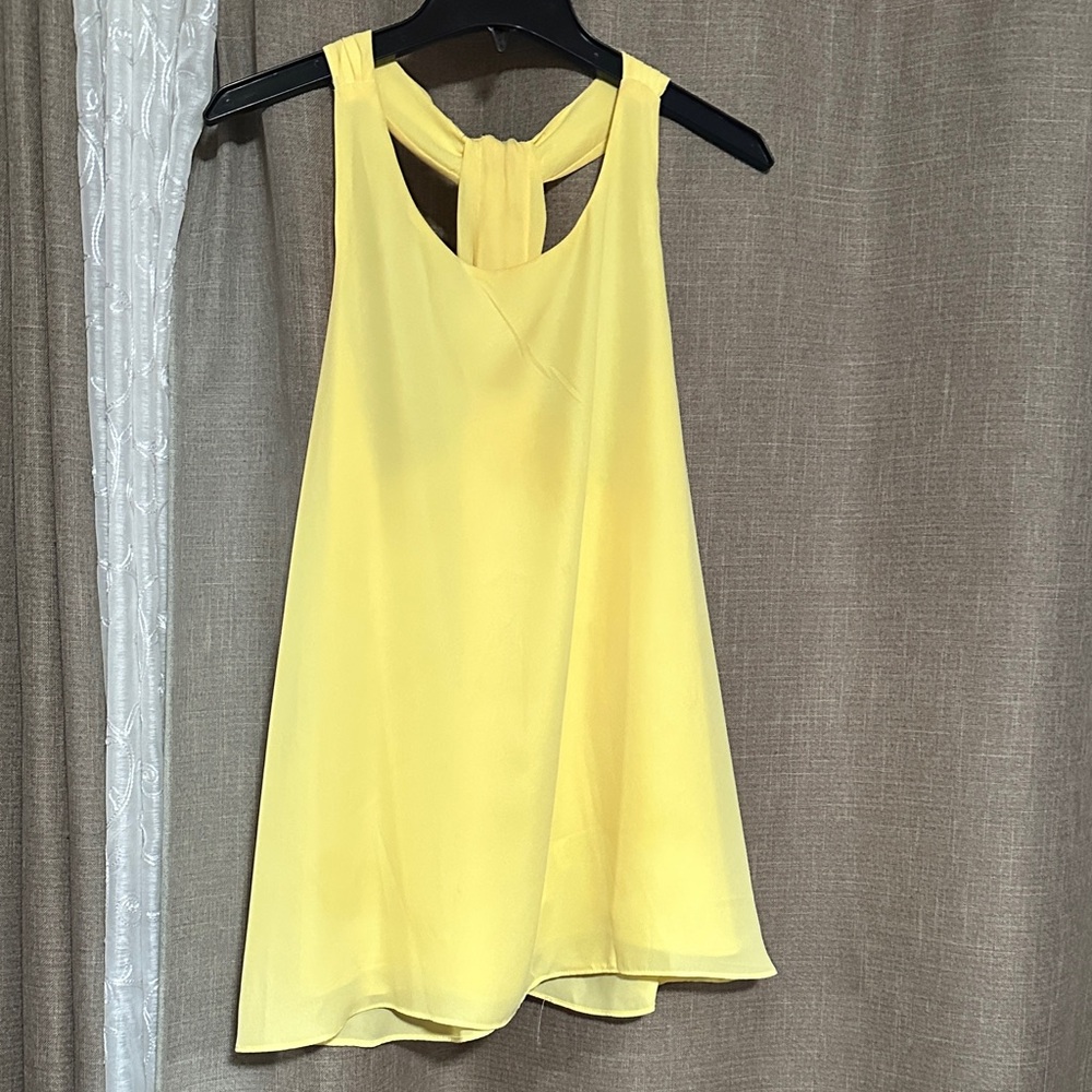 Cynthia Rowley Vibrant Yellow Tank Top
